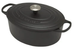 Le Creuset Signature Braadpan Ovaal 4,1 Liter ø 27 Cm Gietijzer Matzwart