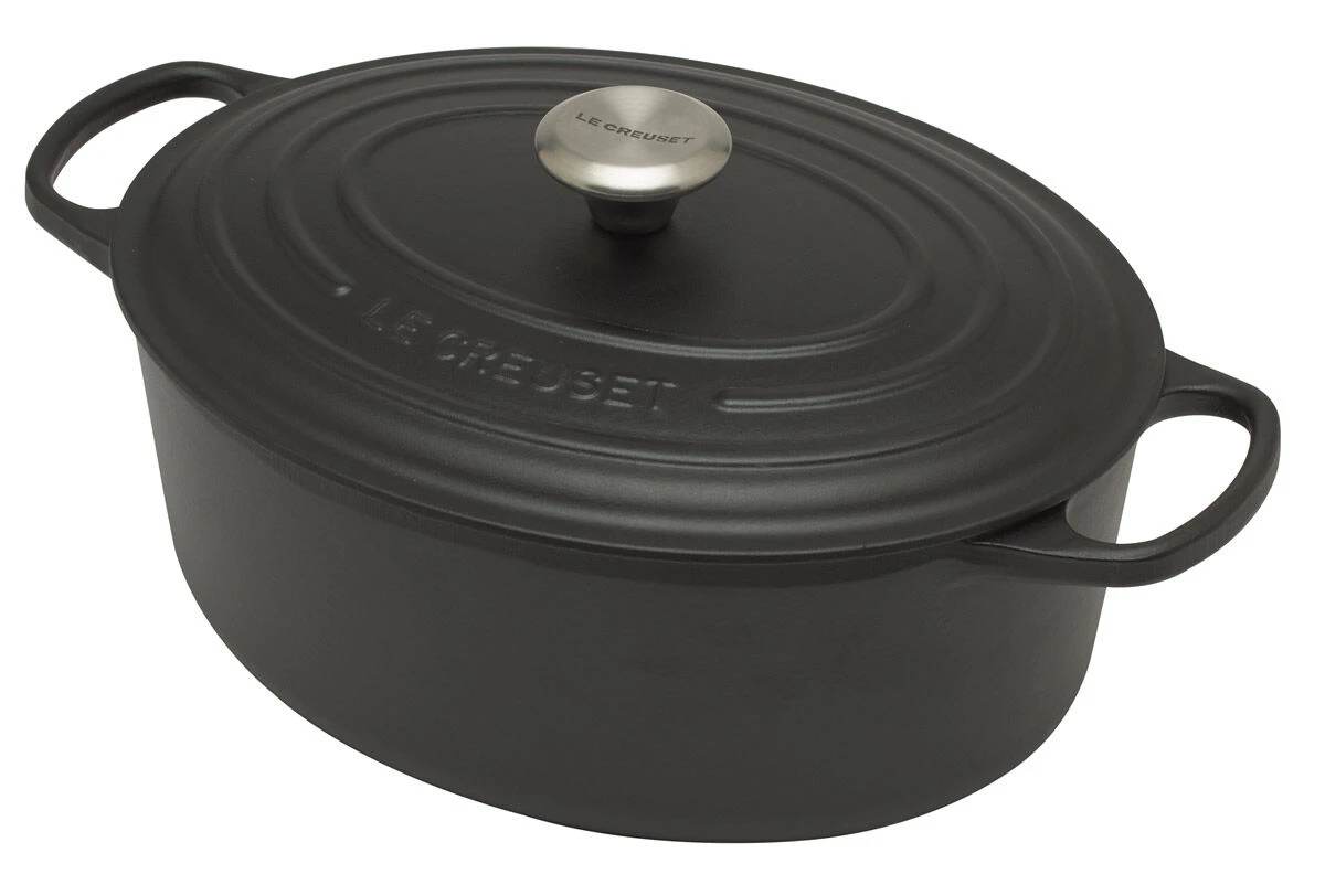 Le Creuset Signature Braadpan Ovaal 4,1 Liter ø 27 Cm Gietijzer Matzwart 3 Le Creuset Signature Braadpan Ovaal 4,1 Liter ø 27 Cm Gietijzer Matzwart