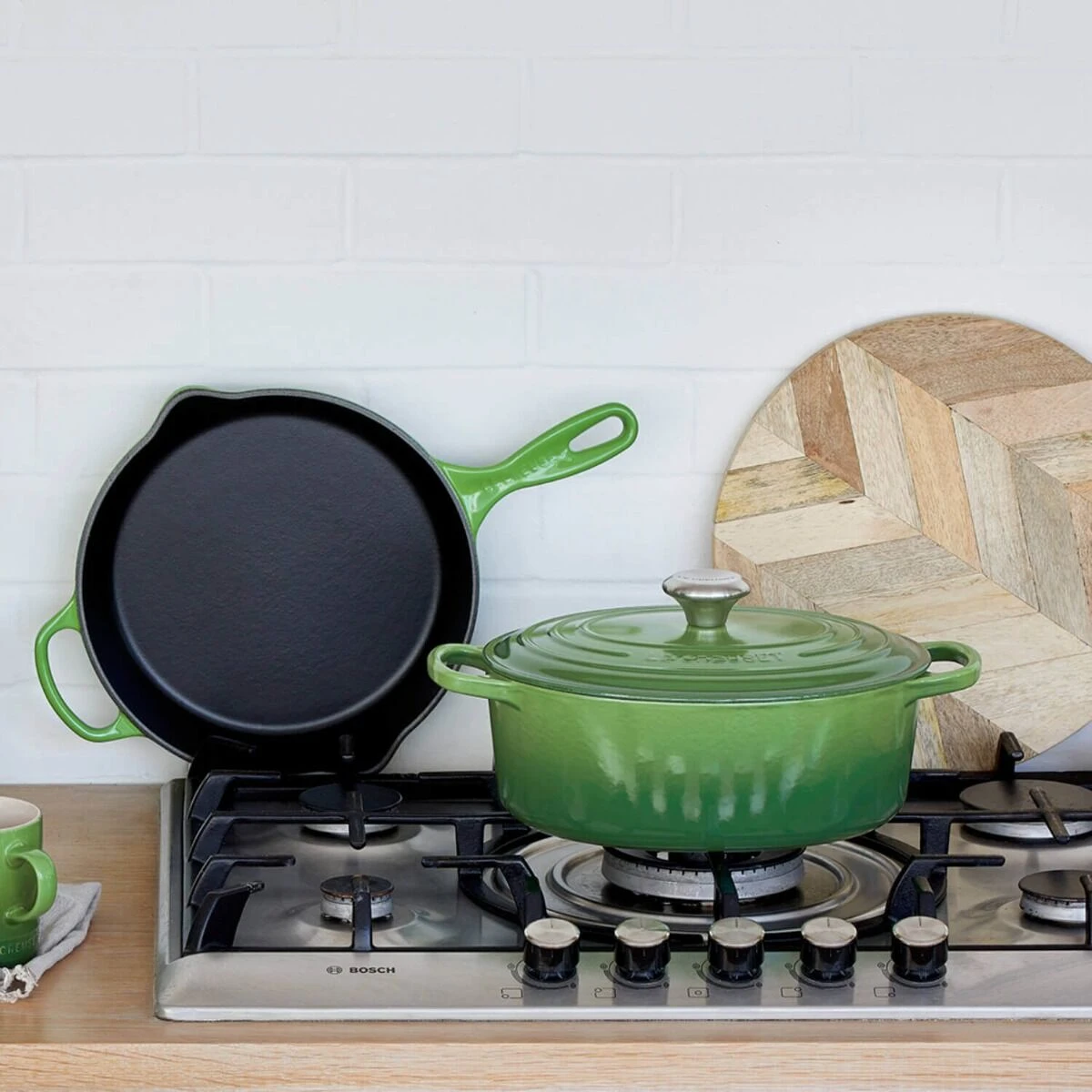 Le Creuset Signature Braadpan Ovaal 4,7 Liter ø 29 Cm Gietijzer Bamboo 8 Le Creuset Signature Braadpan Ovaal 4,7 Liter ø 29 Cm Gietijzer Bamboo - Afbeelding 6