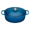 Le Creuset Signature Braadpan Ovaal 8,9 Liter ø 35 Cm Gietijzer Marseilleblauw -Keukengerei Verkoop 21178352002430