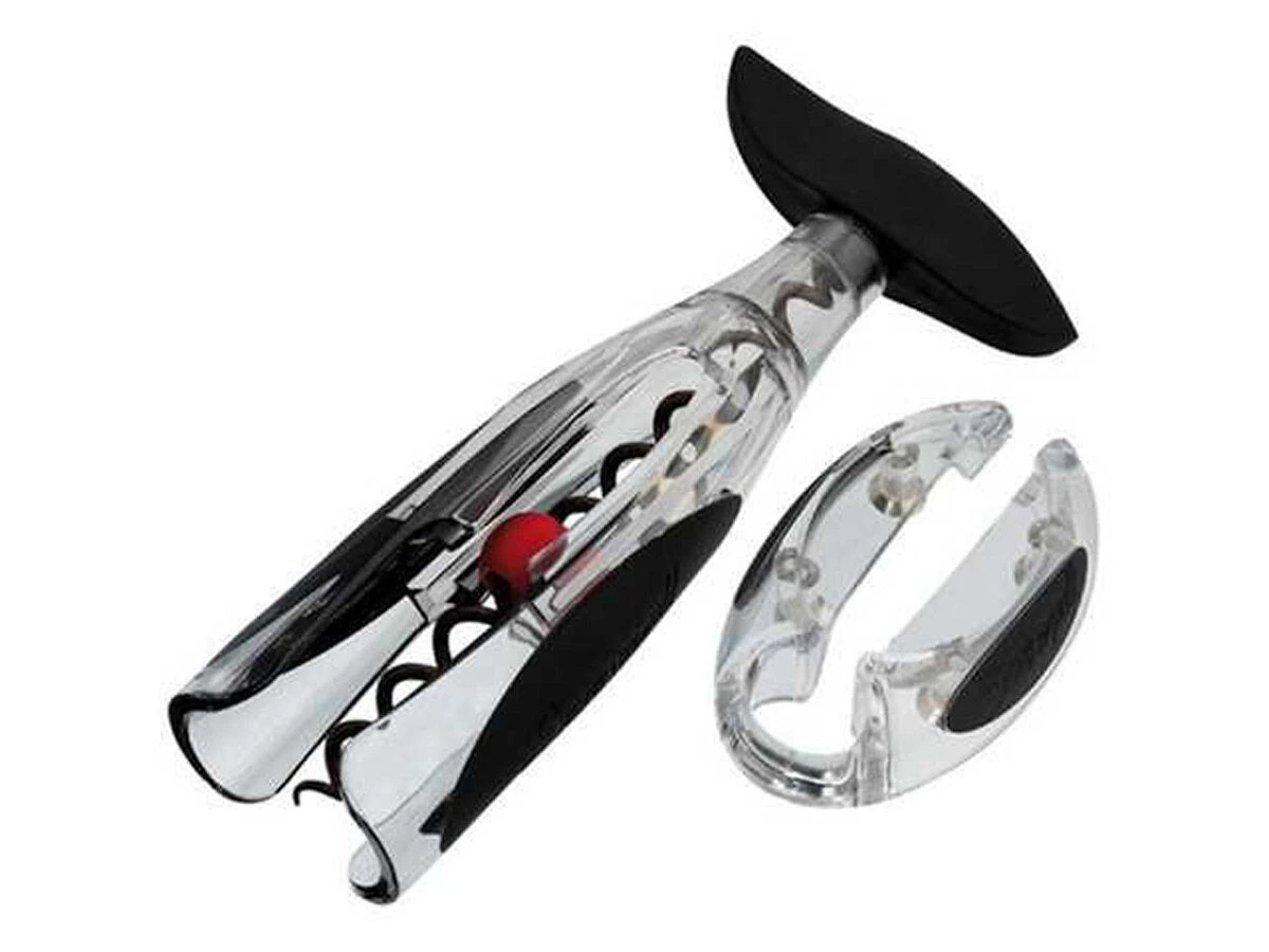 Le Creuset Screwpull GS-200 Kurkentrekker En Capsulesnijder Tafelmodel Transparant 3 Le Creuset Screwpull GS-200 Kurkentrekker En Capsulesnijder Tafelmodel Transparant