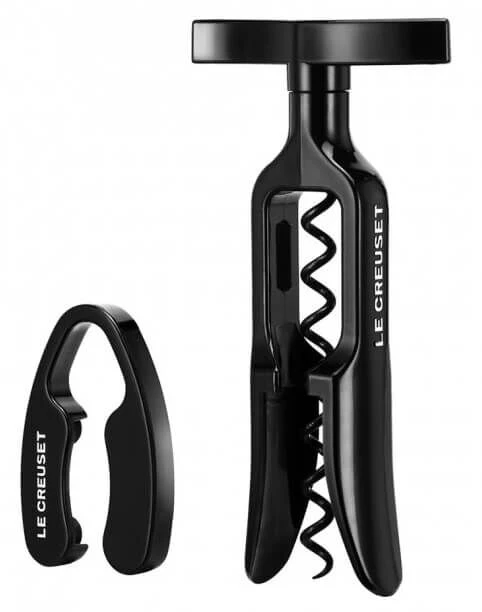 Le Creuset Screwpull GS-100 Kurkentrekker Met Capsulesnijder Zwart 3 Le Creuset Screwpull GS-100 Kurkentrekker Met Capsulesnijder Zwart