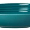 Le Creuset Diep Bord ø 22 Cm Aardewerk Caribbean Blue -Keukengerei Verkoop 70102221700099 le creuset dk