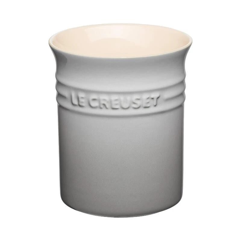 Le Creuset Pollepelpot 15 Cm Aardewerk Mist Grey 3 Le Creuset Pollepelpot 15 Cm Aardewerk Mist Grey