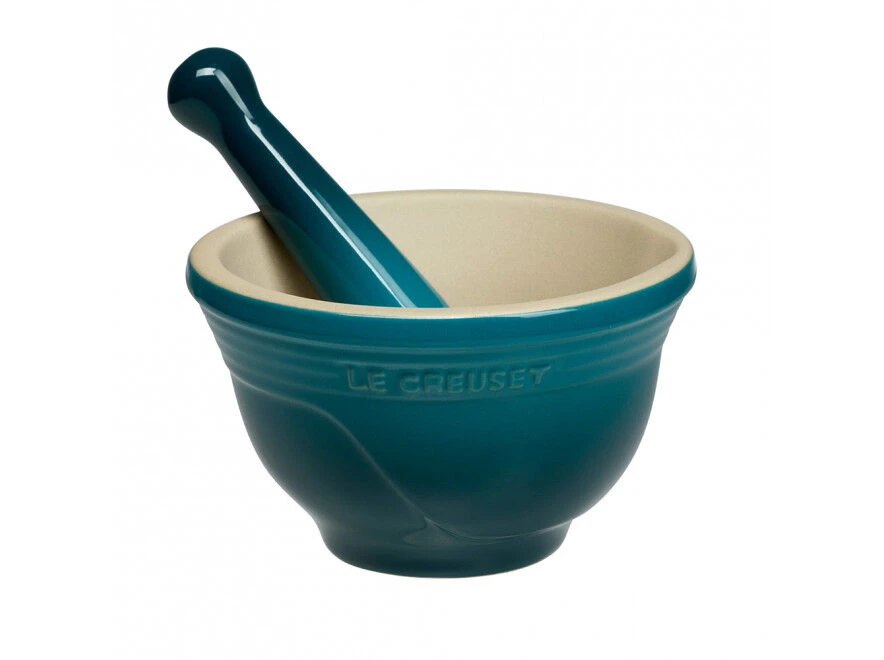 Le Creuset Vijzel 300 Ml Aardewerk Deep Teal 3 Le Creuset Vijzel 300 Ml Aardewerk Deep Teal