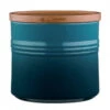 Le Creuset Voorraadpot Met Houten Deksel 14 X 12 Cm Aardewerk Deep Teal -Keukengerei Verkoop 91044403642099 le creuset.1517495016