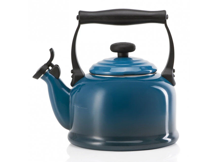 Le Creuset Tradition Fluitketel 2,1 Liter Staal Deep Teal 3 Le Creuset Tradition Fluitketel 2,1 Liter Staal Deep Teal