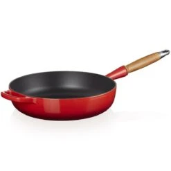 Le Creuset Sauteerpan Rond Met Open Greep ø 28 Cm Gietijzer Kersrood