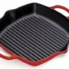 Le Creuset Vierkante Grill 30 Cm Gietijzer Kersrood -Keukengerei Verkoop grillpfanne quadratisch hoch 30 cm kirschrot le creuset 20200300600422.1517846634