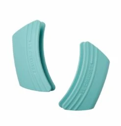 Le Creuset Handvatten 12 X 6,5 Cm Silicone Caribbean Blue 2 Stuks