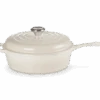 Le Creuset Signature Cassadou Braadpan ø 26 Cm Gietijzer Meringue -Keukengerei Verkoop lc 20200116 hl ps fs 21079267164430 001