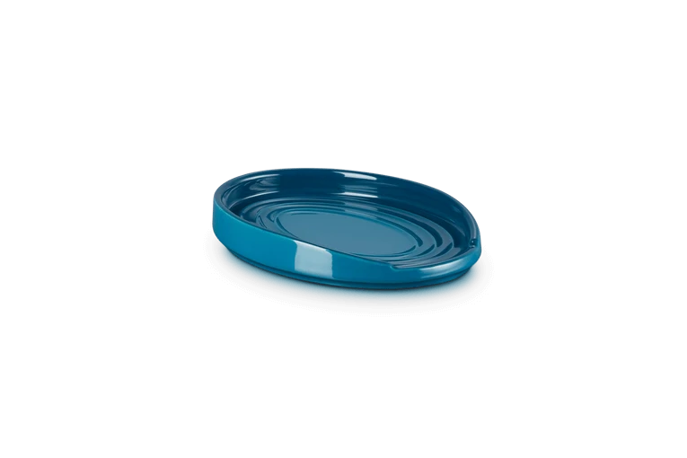 Le Creuset Ovale Lepelhouder 15 Cm Aardewerk Deep Teal 7 Le Creuset Ovale Lepelhouder 15 Cm Aardewerk Deep Teal - Afbeelding 5