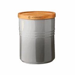 Le Creuset Voorraadpot Met Houten Deksel ø 10 X 12 Cm Aardewerk Mist Grey