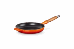 Le Creuset Koekenpan Rond Met Open Greep ø 24 Cm Gietijzer Vulcanique
