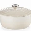 Le Creuset Signature Braadpan 3,3 Liter ø 22 Cm Gietijzer Meringue -Keukengerei Verkoop le creuset br ter rund signature 20cm meringue 1 7347955 1 1