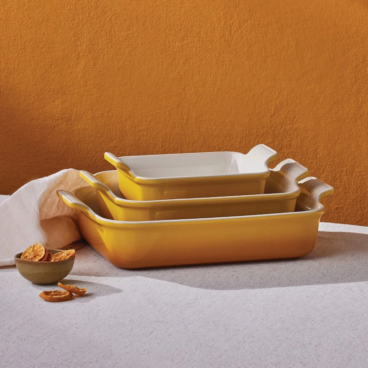 Le Creuset Rechthoekige Ovenschaal 26 X 19 Cm Aardewerk Nectar - Afbeelding 5