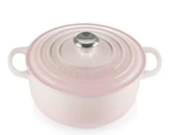 Le Creuset Signature Braadpan 4,2 Liter ø 24 Cm Gietijzer Shell Pink -Keukengerei Verkoop rs8766 lc 20190618 fr ps 00008 24cm