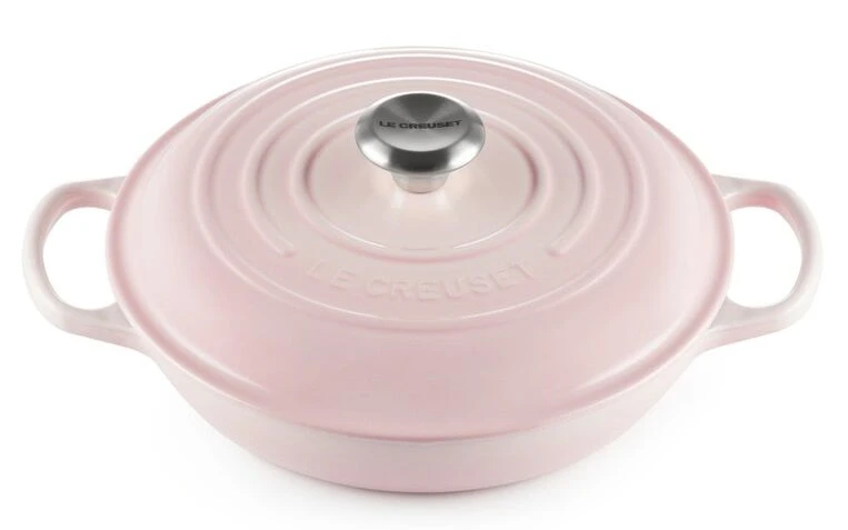 Le Creuset Multifunctionele Braadpan 2 Liter ø 26 Cm Gietijzer Shell Pink 5 Le Creuset Multifunctionele Braadpan 2 Liter ø 26 Cm Gietijzer Shell Pink - Afbeelding 3
