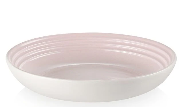 Le Creuset Diep Bord ø 22 Cm Aardewerk Shell Pink 4 Le Creuset Diep Bord ø 22 Cm Aardewerk Shell Pink - Afbeelding 2