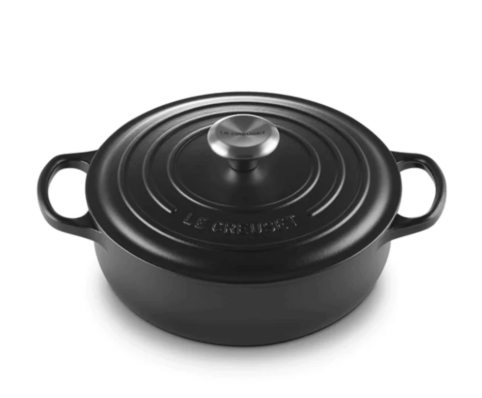 Le Creuset Signature Sauteuse ø 24 Cm Gietijzer Matzwart 3 Le Creuset Signature Sauteuse ø 24 Cm Gietijzer Matzwart
